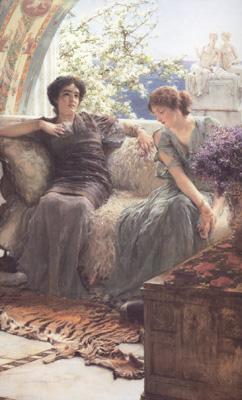 Alma-Tadema, Sir Lawrence Unwelcome Confidence (mk23) Sweden oil painting art